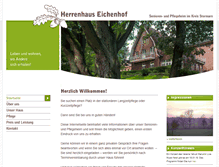 Tablet Screenshot of pflegeheim-stormarn.de